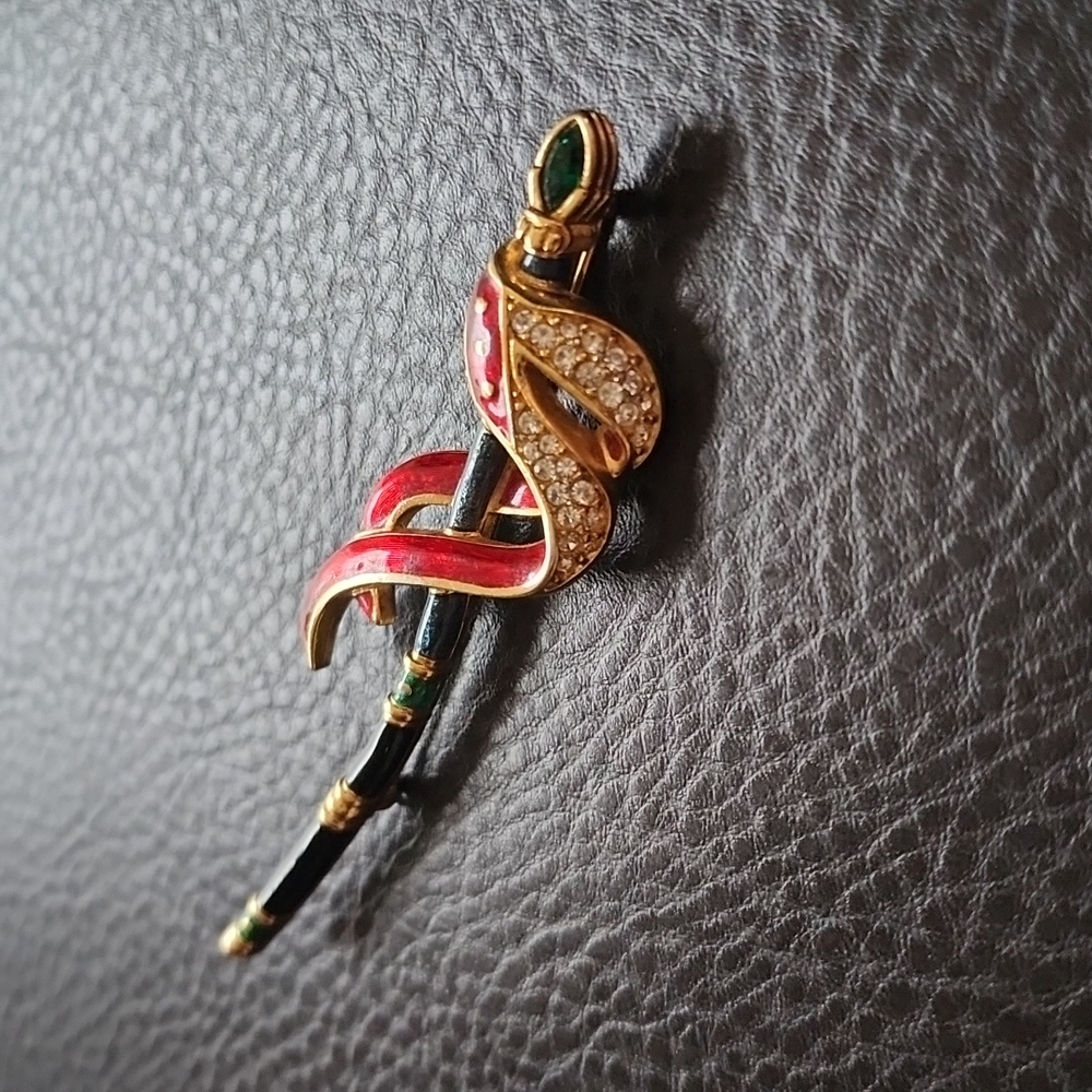 Swarovski Scepter Brooch